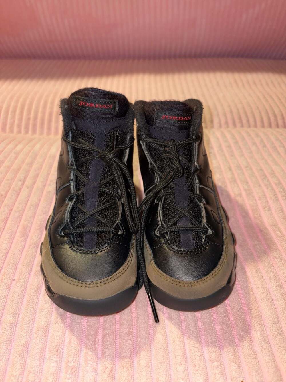Jordan Air Jordan 9 Retro Olive Toddler Shoes Size 9C 401812-030